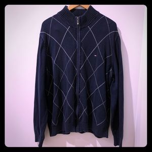 Tommy Hilfiger Zip Up Knit Cardigan